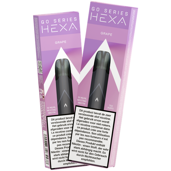 HEXA Go (2ml) - BE - Grape - 18 mg