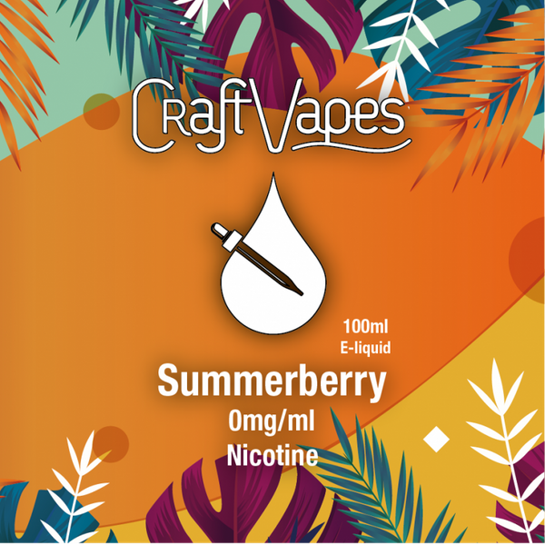 Craft Vapes - Summerberry / Summer - 100 milliliter