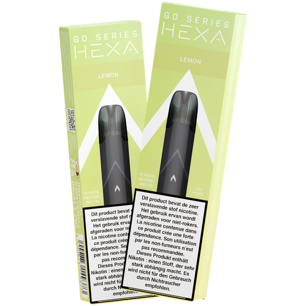 HEXA Go (2ml) - BE - Lemon - 18 mg