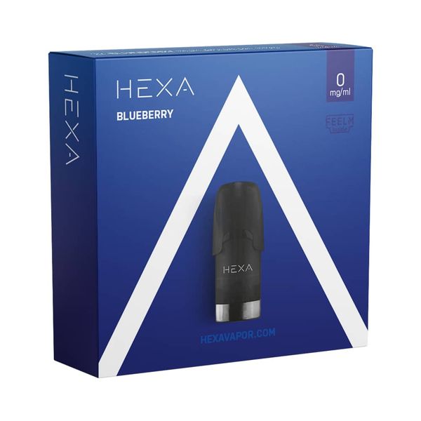 HEXA - Pods 3.0 - Blueberry - UNI - 0 mg