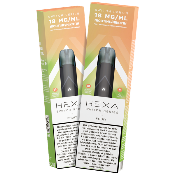 HEXA - Switch Kit - Fruit / Fruit Mix - BE - 18 mg - Space Grey