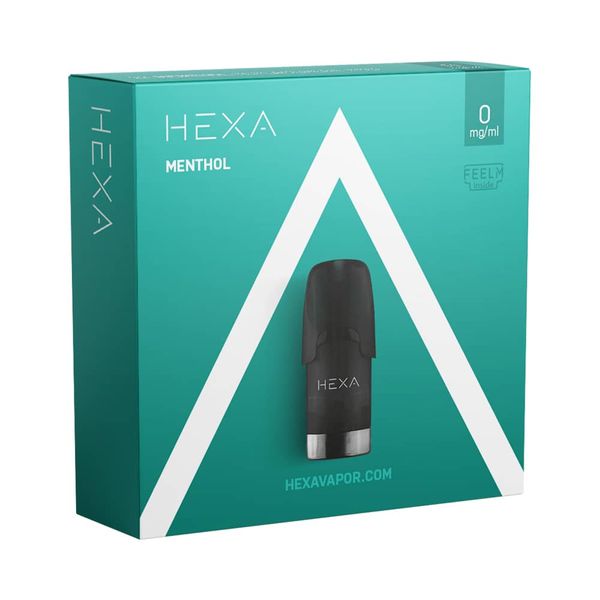 HEXA - Pods 2.0 - Menthol - Universal - 0 mg