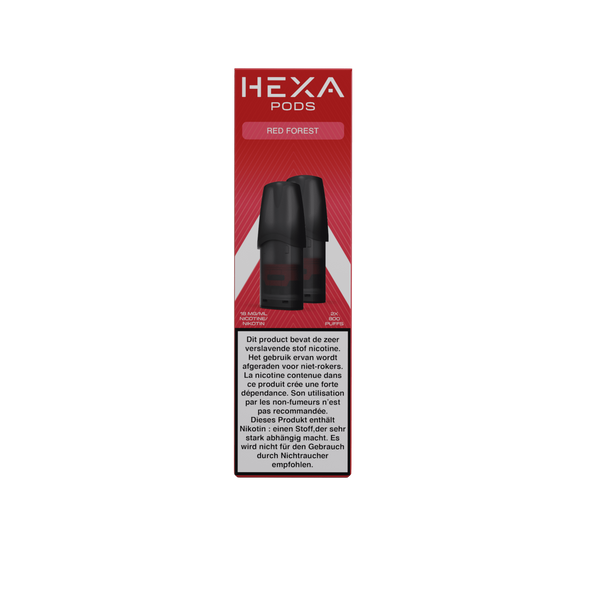 HEXA Sira - Pods - 2ml - BE - Red Forest