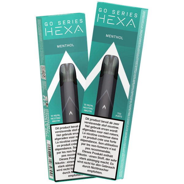 HEXA Go (2ml) - BE - Menthol - 18 mg