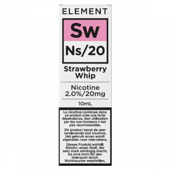 Element - Strawberry Whip - BE (Nic salt) - 20 mg