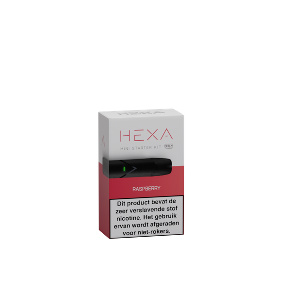 HEXA - Mini Kit - Raspberry Frost (Dewy's) - NL - Space Grey - 20 mg