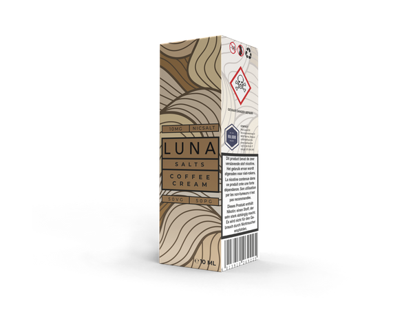 Luna - Coffee & Cream / 02 - Coffee - BE (Nic salt)