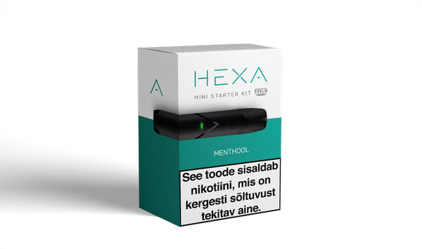 HEXA - Mini Kit - Menthol - LVA - 20 mg - Space Grey