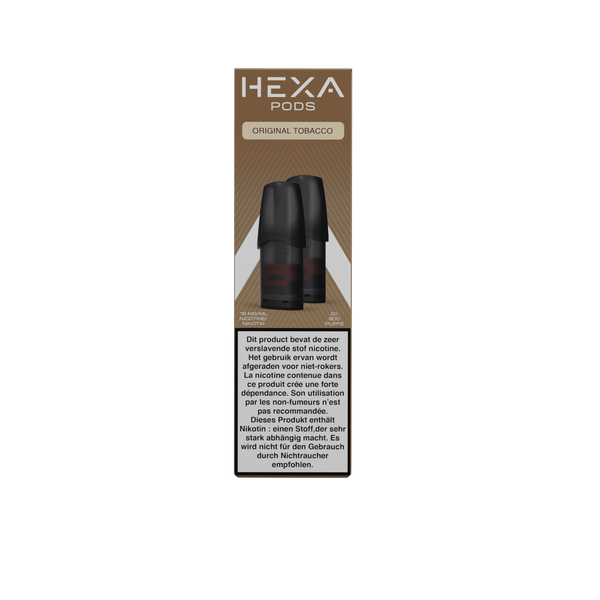 HEXA Sira - Pods - 2ml - BE - Original Tobacco