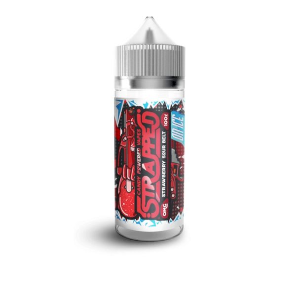 Strapped - Sour Strawberry Ice - 100 milliliter