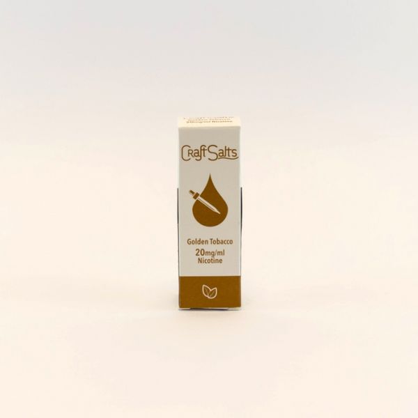 Craft Vapes - Golden Tobacco - BE (Nic salt)