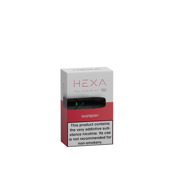 HEXA - Mini Kit - Raspberry Frost (Dewy's) - UK - 20 mg - Space Grey