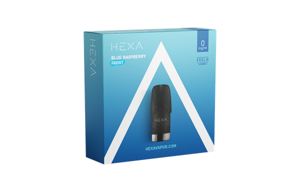 HEXA - Pods 2.0 - Blue Raspberry Frost - Universal - 0 mg