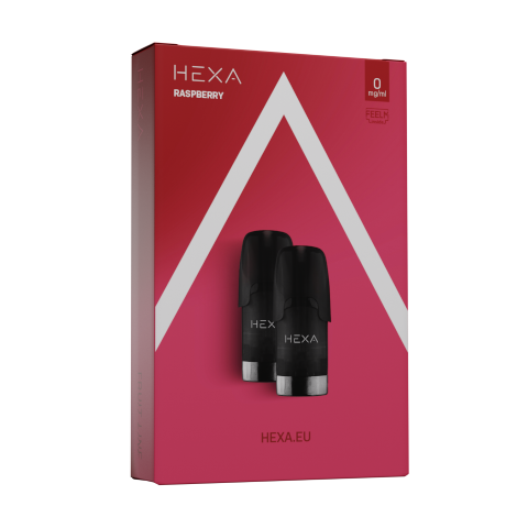 HEXA - Pods 3.0 - Raspberry Frost (Dewy's) - Universal - 0 mg