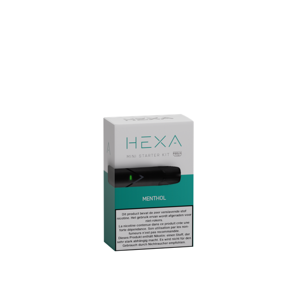 HEXA - Mini Kit - Menthol - BE - 20 mg - Space Grey