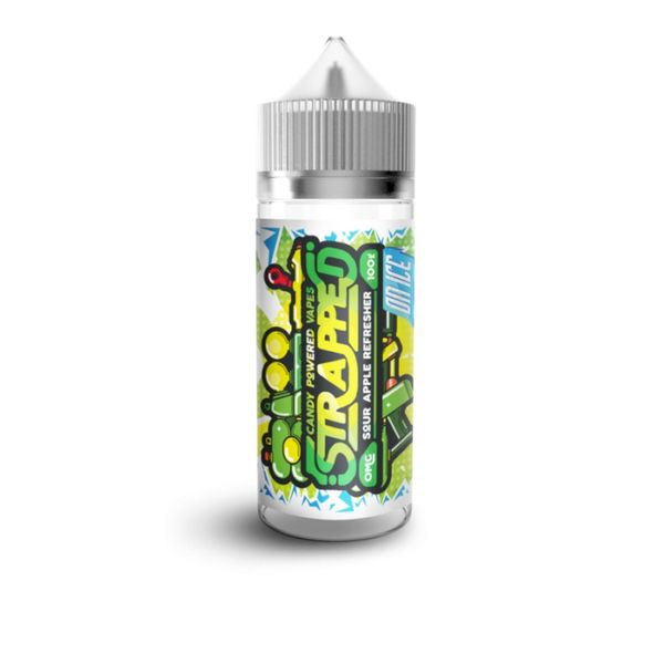 Strapped - Sour Apple Refresher Ice - 100 milliliter