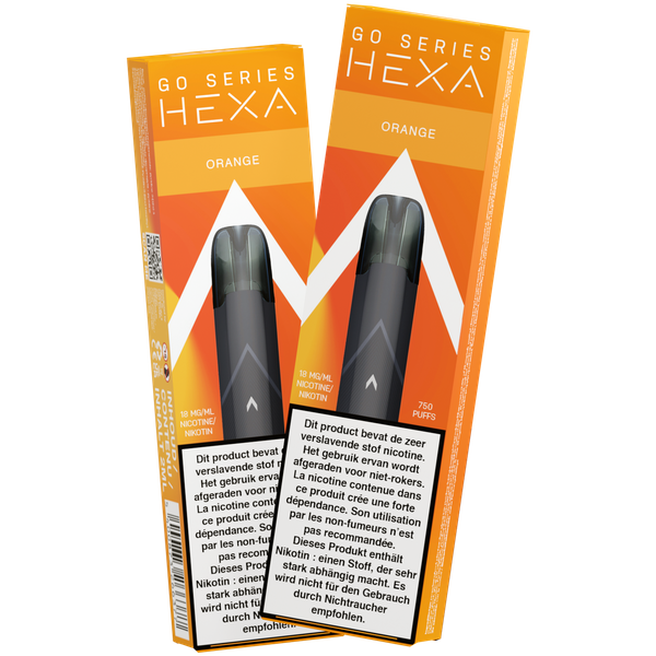 HEXA Go (2ml) - BE - Orange - 18 mg