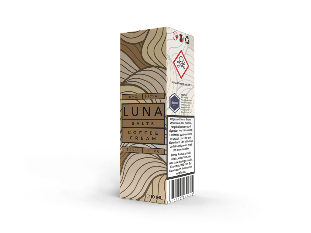 Luna - Coffee & Cream / 02 - Coffee - BE (Nic salt)