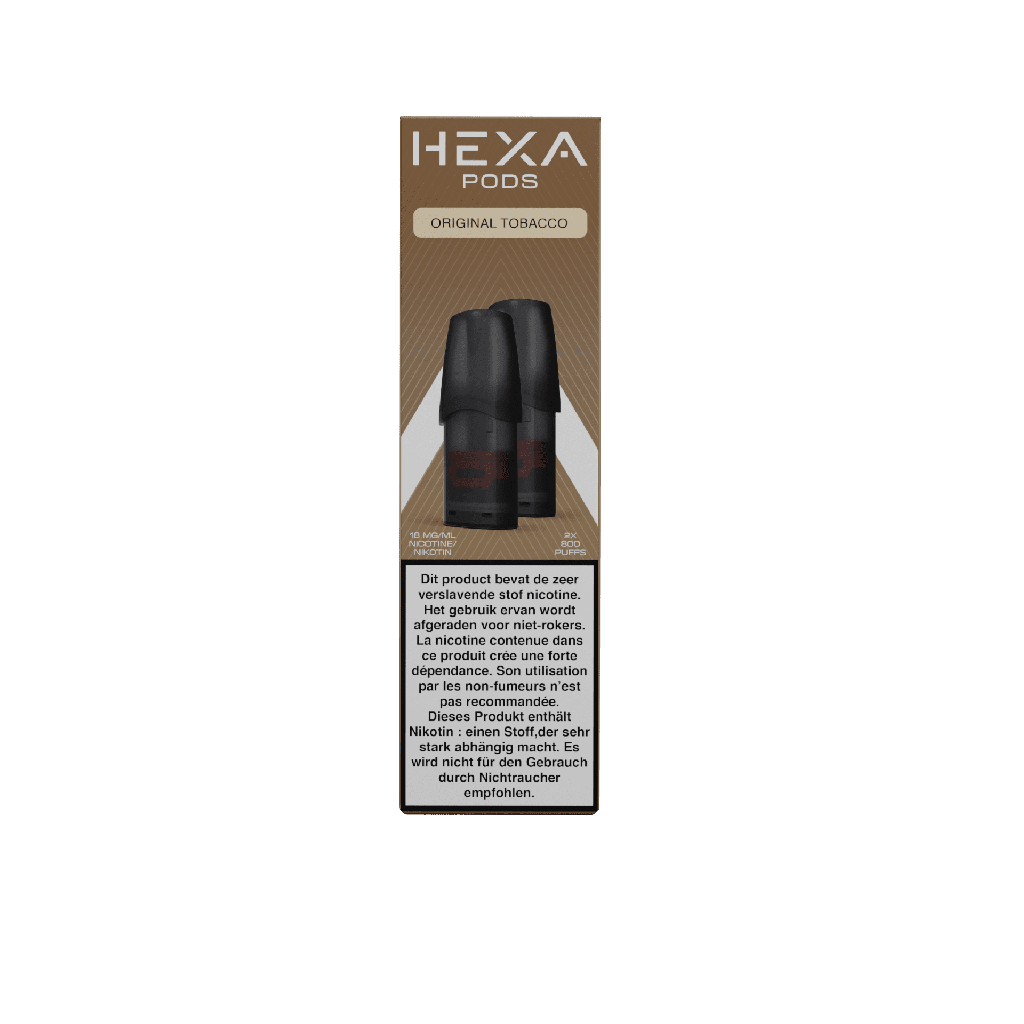 HEXA Sira - Pods - 2ml - BE - Original Tobacco