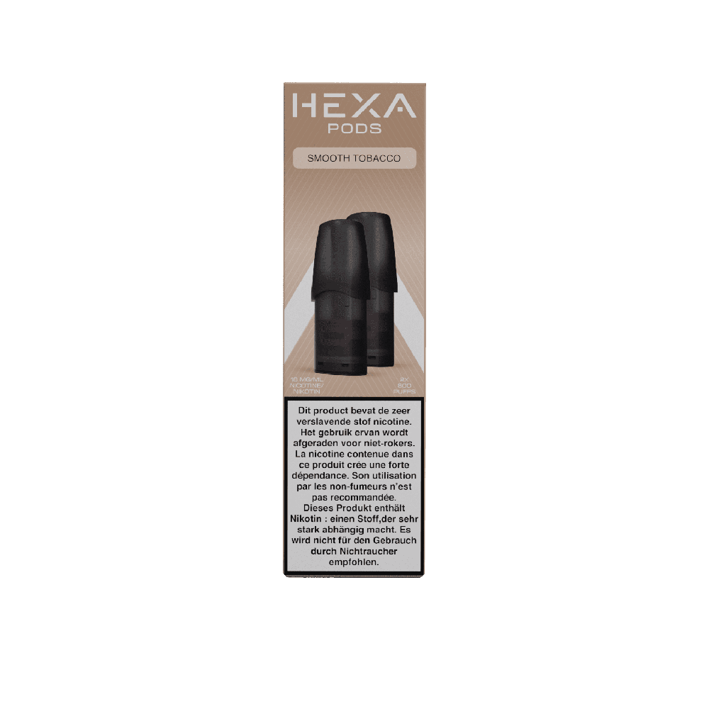 HEXA Sira - Pods - 2ml - BE - Smooth Tobacco