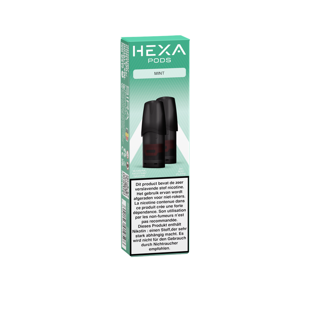 HEXA Sira - Pods - 2ml - BE - Mint (New)