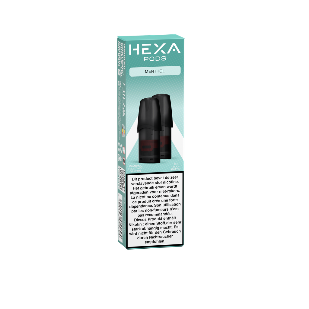 HEXA Sira - Pods - 2ml - BE - Menthol (New)