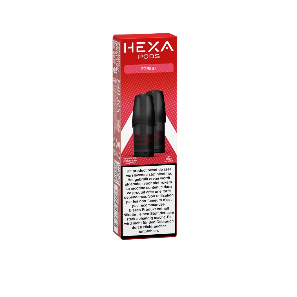 HEXA Sira - Pods - 2ml - BE - Red Forest (New)