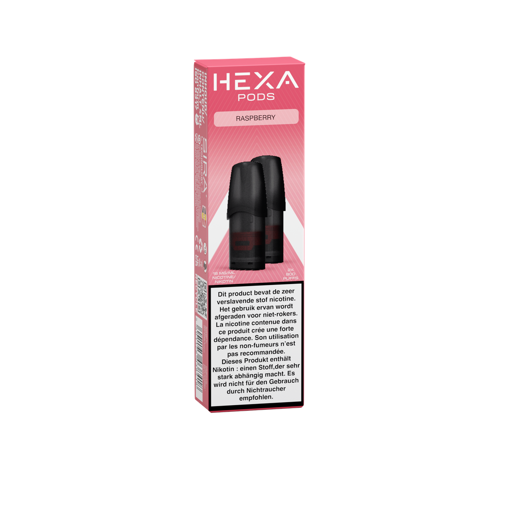 HEXA Sira - Pods - 2ml - BE - Raspberry (New)