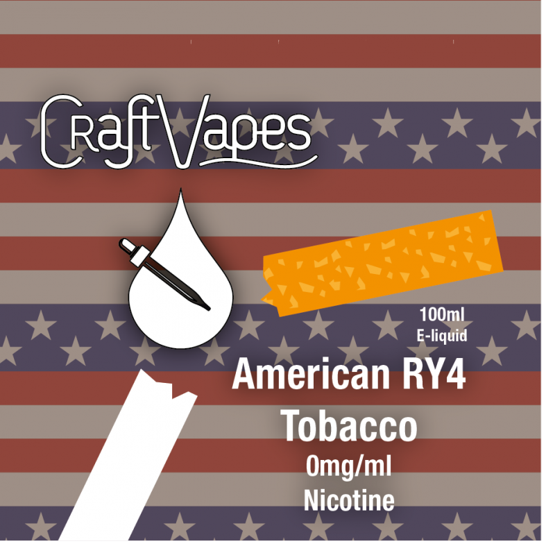 Craft Vapes - American RY4 Tobacco / RY4