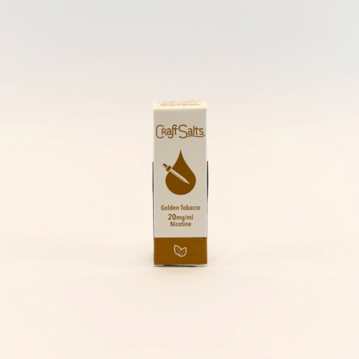 Craft Vapes - Golden Tobacco - BE (Nic salt)