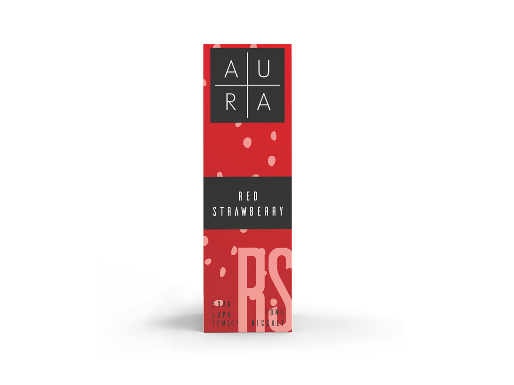 Aura - Red Strawberry / Strawberry - BE (Nic salt)