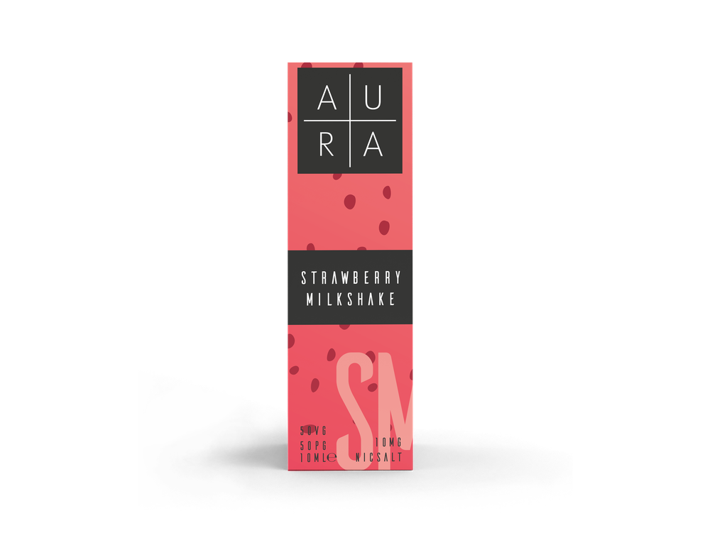 Aura - Strawberry Milkshake / Milkshake - BE (Nic salt)