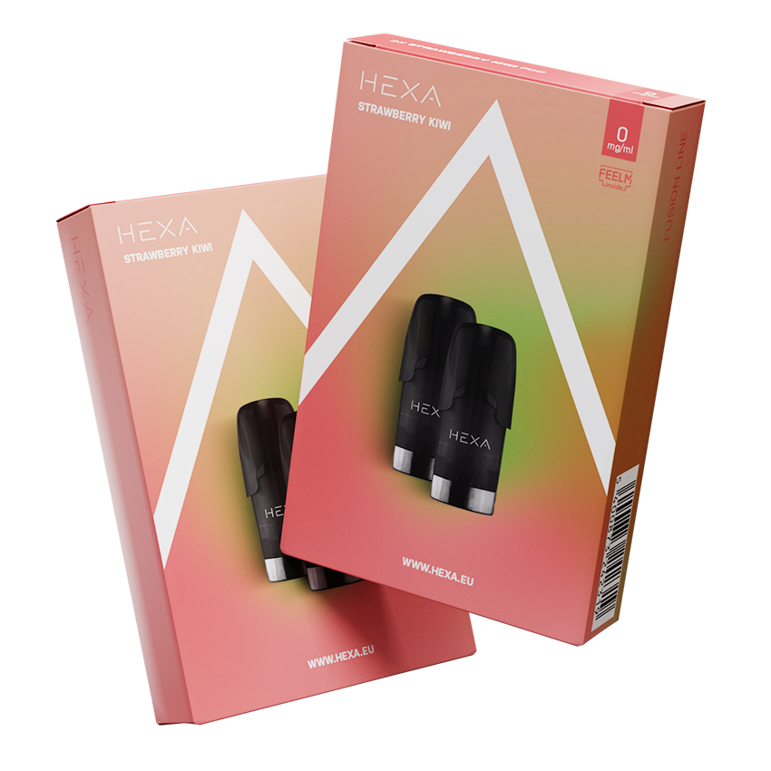 HEXA - 3.0 Pods - BE - Red Burst / Strawberry Kiwi